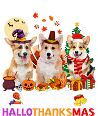 Happy Hallothanksmas Cute Corgi Dog Xmas Tree Gift Magnet