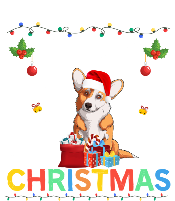 Merry Christmas Welsh Corgi Lovers Group Xmas Holiday Party Cute Gift Button