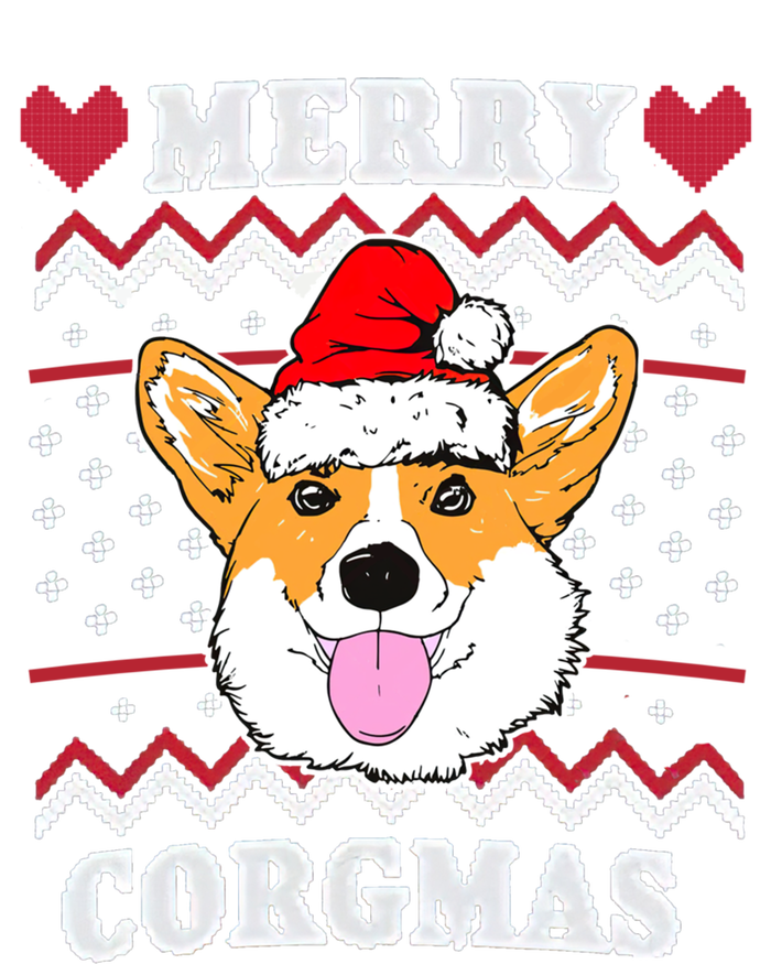 Merry Corgmas Corgi Christmas Dog Mom Xmas Ugly Sweater Cute Gift 16 in Basic Backpack