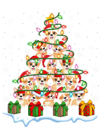 Xmas Lighting Santa Corgi Dog Christmas Tree Cool Gift T-Shirt