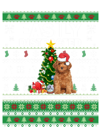 Easily Distracted By Poodle And Chirstmas Tree Merry Xmas Cute Gift Button