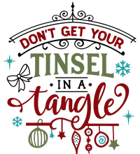 Don't Get Your Tinsel In A Tangle Funny Xmas Aluminum Water Bottle