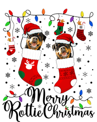 Merry Rottie Christmas Rottweiler Xmas Party Rottweiler Gift Valucap Bio-Washed Visor