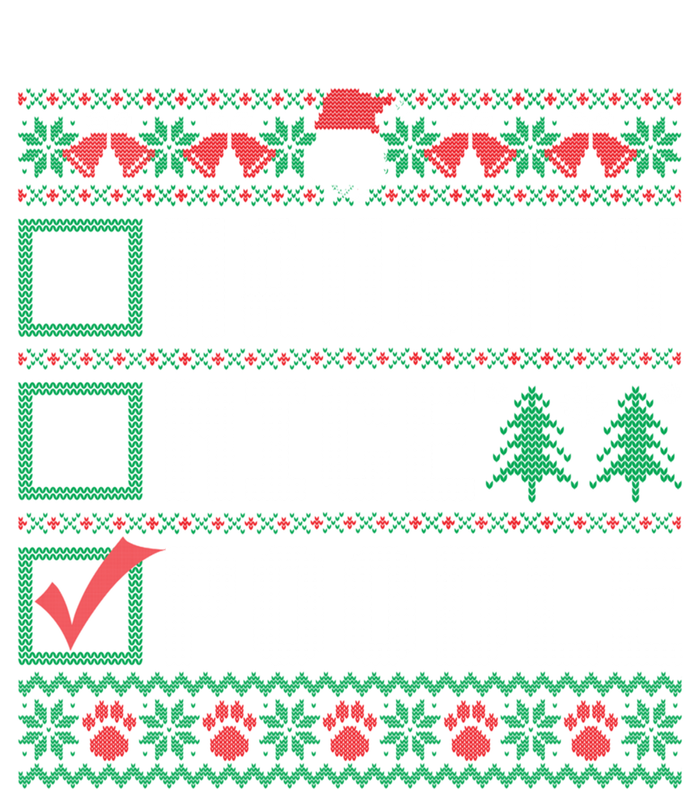 Naughty Nice Poodle Christmas List Dogs Xmas Gift Women's T-Shirt