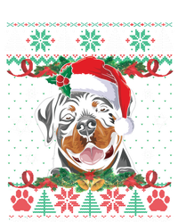 Rottweiler Christmas Santa Ugly Sweater Dog Lover Xmas Pjs Great Gift Tie-Dye Long Sleeve Shirt