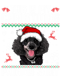 This Is My Christmas Poodle Dog Pajama Merry Xmas Gift Kids Long Sleeve Shirt