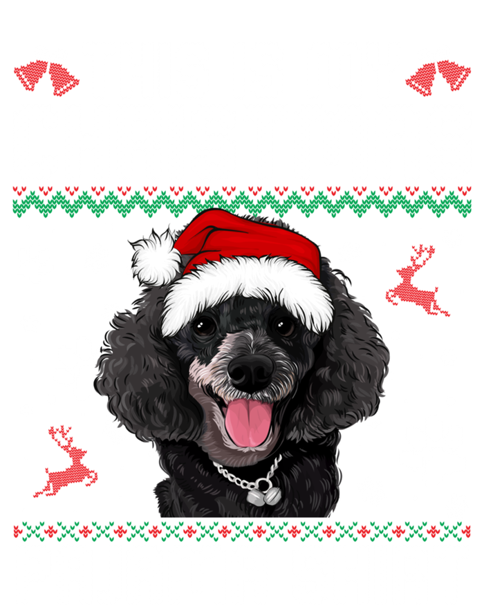 This Is My Christmas Poodle Dog Pajama Merry Xmas Gift Kids Long Sleeve Shirt