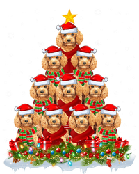 Toy Poodle Dog Lover Xmas Tree Santa Christmas Toy Poodle Gift Long Sleeve Shirt