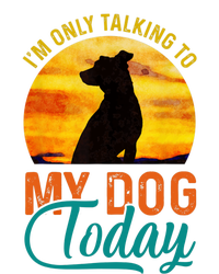 I'm Only Talking To My Dog Today Funny Women’s Perfect Tri Rocker Tank