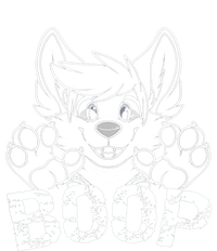 Fursuit BOOP Cute Puppy Dog Furry Fandom Saying T-Shirt