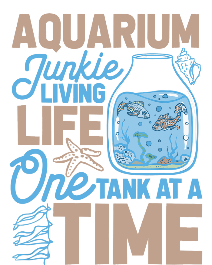 Aquarium Junkie And Fishkeeping Lover Fish Tank Aquarium Poster