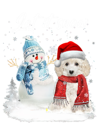 Toy Poodle Santa Dog Christmas Snow Xmas Pajama Gift Striped Beanie with Solid Band