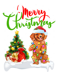 Xmas Decorations Santa Toy Poodle Dog Christmas Funny Gift T-Shirt