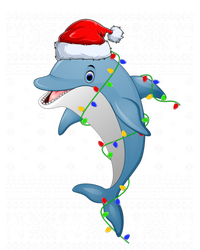 Dolphin Fish Ugly Xmas Sweater Style Santa Dolphin Christmas Meaningful Gift T-Shirt