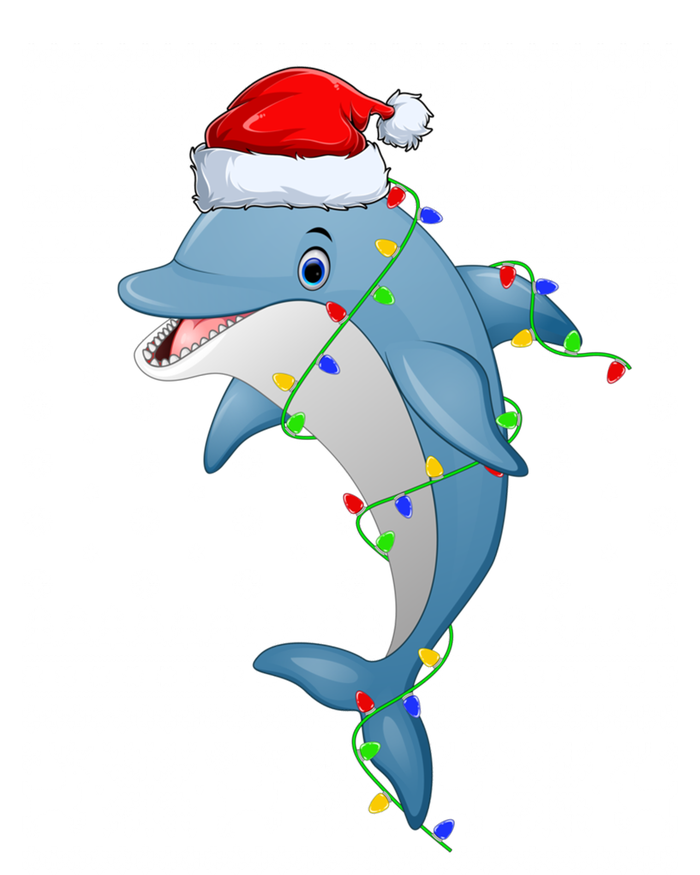 Dolphin Fish Ugly Xmas Sweater Style Santa Dolphin Christmas Meaningful Gift T-Shirt