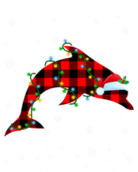 Dolphin Lover Christmas Santa Hat Cute Animals Xmas Lights Gift T-Shirt