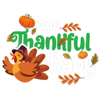 One Thankful Baby Funny Turkey Thanksgiving Baby Announcement Mousepad