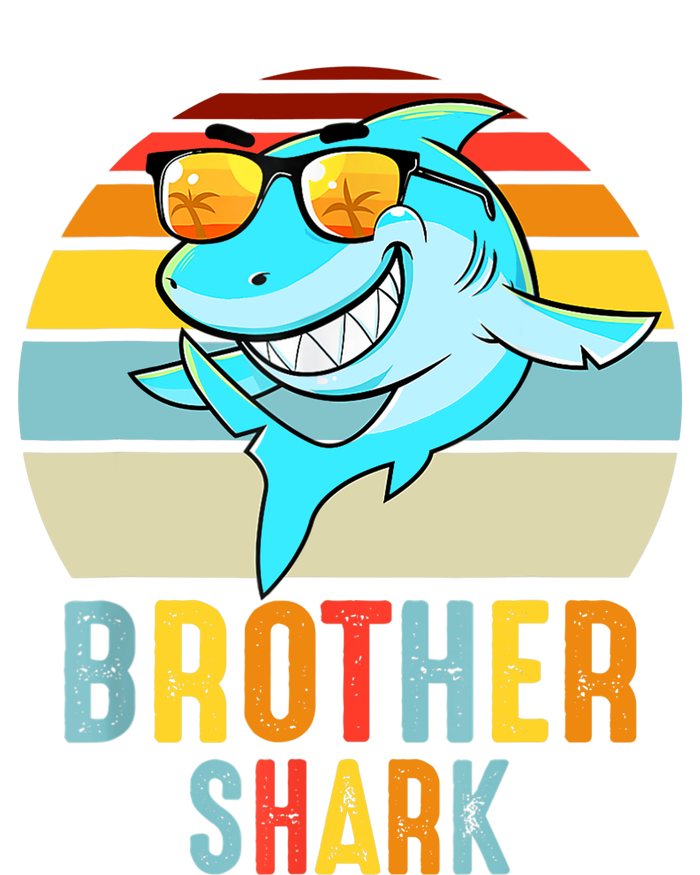 Brother Shark Vintage Retro Pajamas Shark Lover Father's Day Canvas