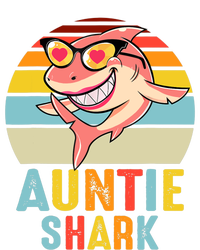 Auntie Shark Vintage Retro Pajamas Shark Lover Father's Day T-Shirt