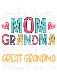 I'm A Mom Grandma And A Great Grandma Nothing Scares Me Women's V-Neck T-Shirt