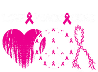 Peace Love Cure Breast Cancer Awareness Metastatic Funny Gift Great Gift Full Zip Hoodie