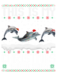 This Is My Christmas Lights Pajama Dolphin Lover Xmas Gift Tote Bag