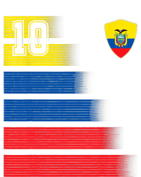 Ecuador Soccer Jersey Flag Retro 10 Ecuadorian Football Women's V-Neck T-Shirt