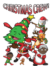 Black Cool Santa Claus African American Christmas Crew Dabs Gift Tie-Dye T-Shirt