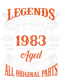 Legend 1983 Vintage 40th Birthday Born In april 1983 Tall Long Sleeve T-Shirt