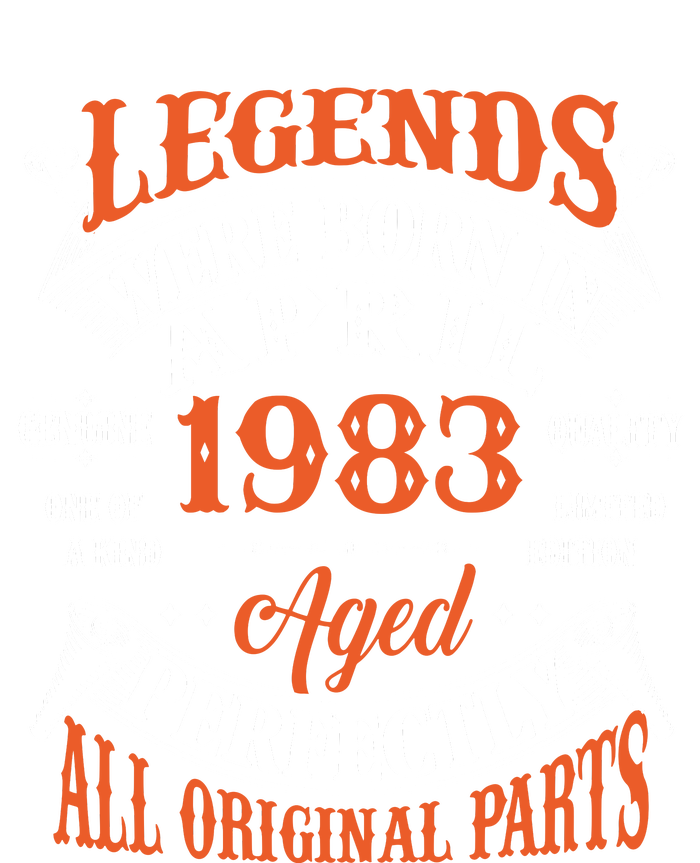 Legend 1983 Vintage 40th Birthday Born In april 1983 Tall Long Sleeve T-Shirt