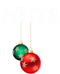 Chest Nuts Matching Chestnuts Christmas Couples Nuts Gift Ceramic Bell Ornament