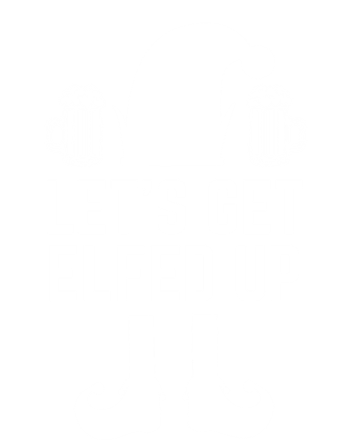 Let's Get Elfed Up Christmas Beer Elf Xmas Ing Costume Gift Women's Racerback Tank