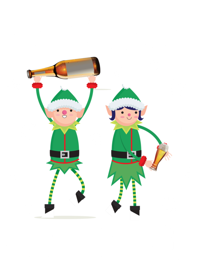 Let's Get Elfed Up Funny Christmas Matching Family Elf Lover Great Gift Women's Flannel Pajama Set