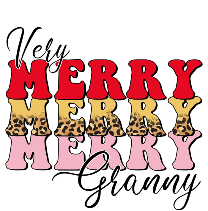 Very Merry Granny Boho Xmas Lights Leopard Christmas Pajama Cute Gift Tall Hoodie