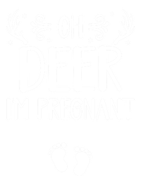 Oh Deer I'm Pregnant Funny Pregnancy Announcet Santa Deer Meaningful Gift T-Shirt