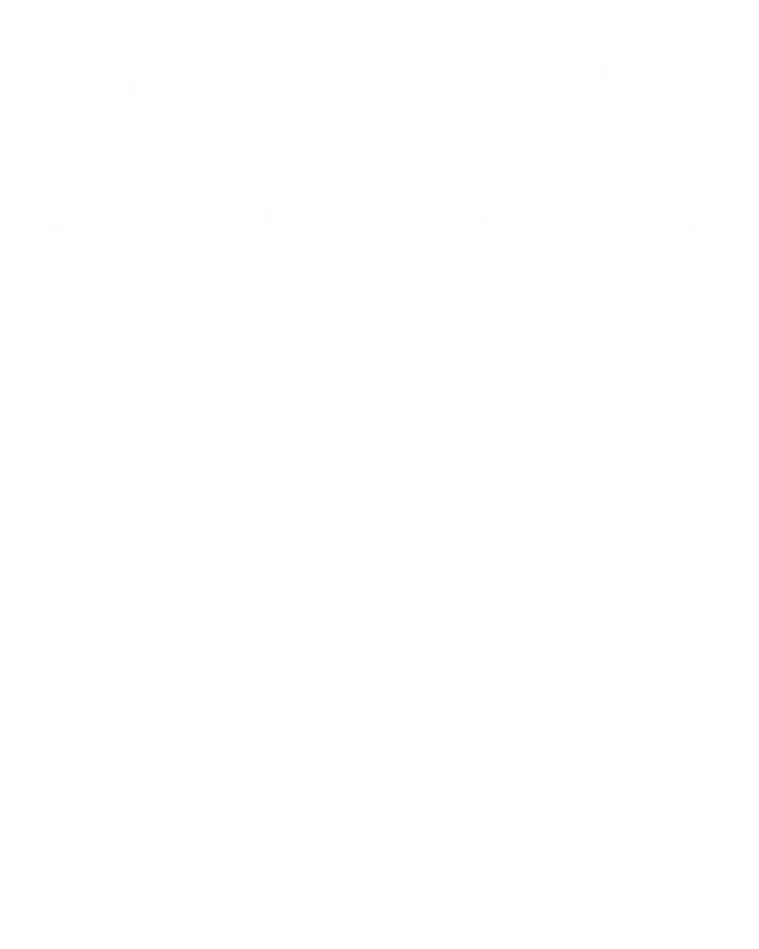 Oh Deer I'm Pregnant Funny Pregnancy Announcet Santa Deer Meaningful Gift T-Shirt