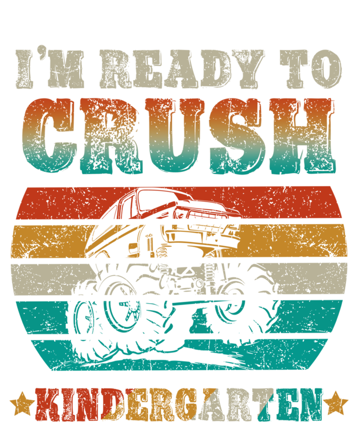 Back To School Ready To Crush Kindergarten Monster Truck Boy Gift Poster