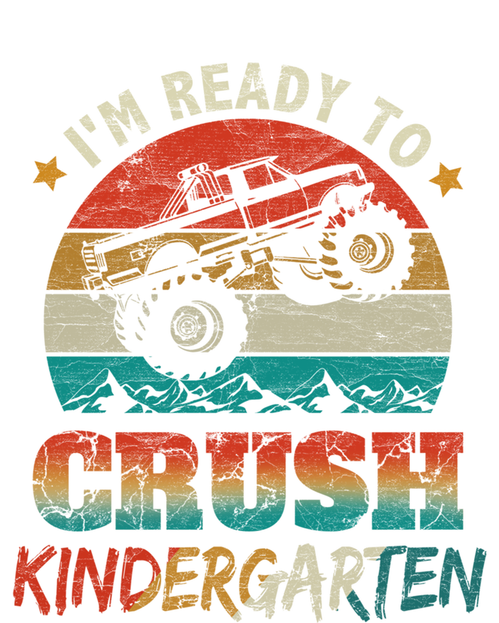 Back To School Ready To Crush Kindergarten Monster Truck Boy Funny Gift T-Shirt