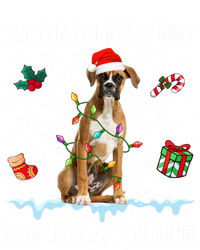 Christmas Boxer Dog Naughty List And I Regret Nothing Xmas Gift Women's V-Neck T-Shirt