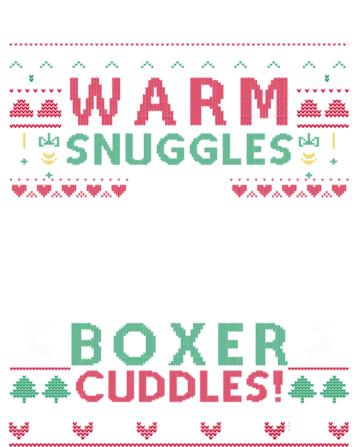 Christmas Boxer Dog Ugly Sweater Style Gift Mousepad