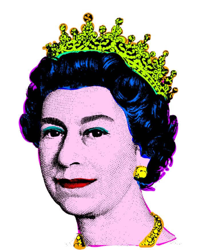 Elizabeth Pop Art Portrait Coronation Queen Of England Cool Gift Mesh Reversible Basketball Jersey Tank