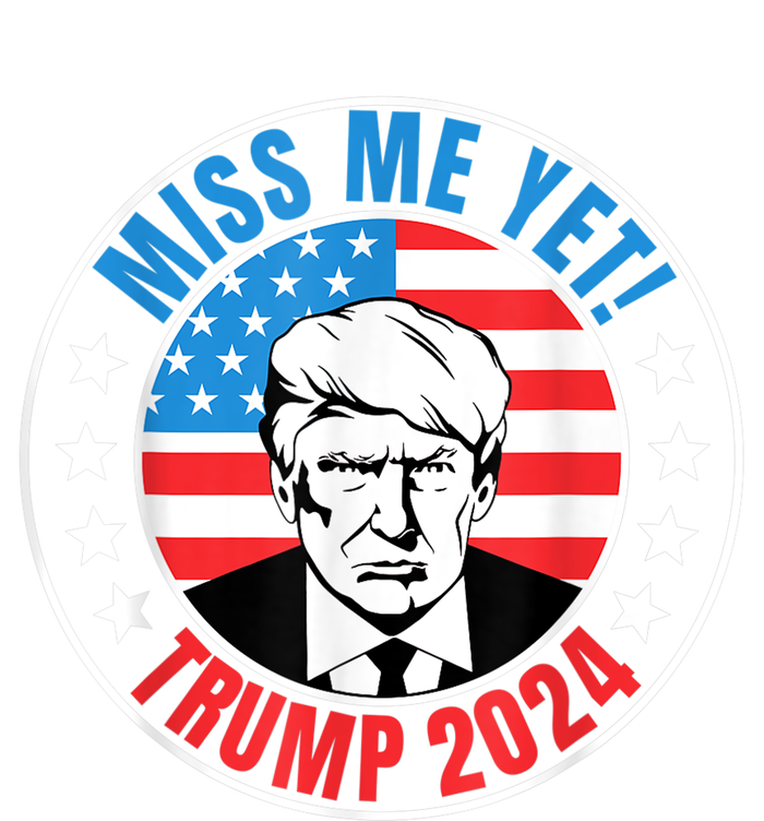 Miss Me Yet Trump 2024 45 Re Elect President Trump USA High Crown Mesh Back Trucker Hat