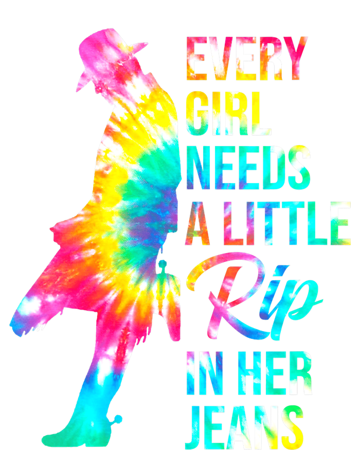 Wo Every  Needs A Little Rip In Her Jeans Funny Quotes T-Shirt