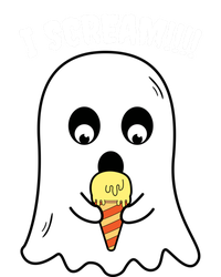 I Scream Ghost Eating Ice Cream Costume Easy Halloween Funny Gift T-Shirt