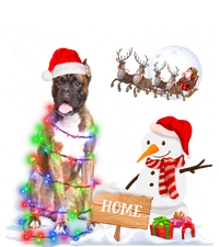 Funny Boxer Dog Christmas Snow Xmas Lights Pajama Gift Kids Hoodie