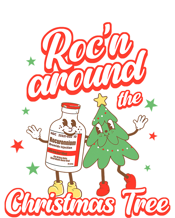 Christmas Nurse Roc'n Around The Christmas Tree NICU L'D Women's Racerback Tank