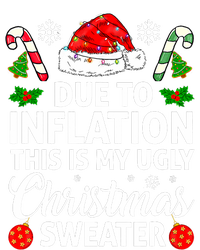 Due to Inflation This is My Ugly Sweater For Christmas Flat Bill Trucker Hat