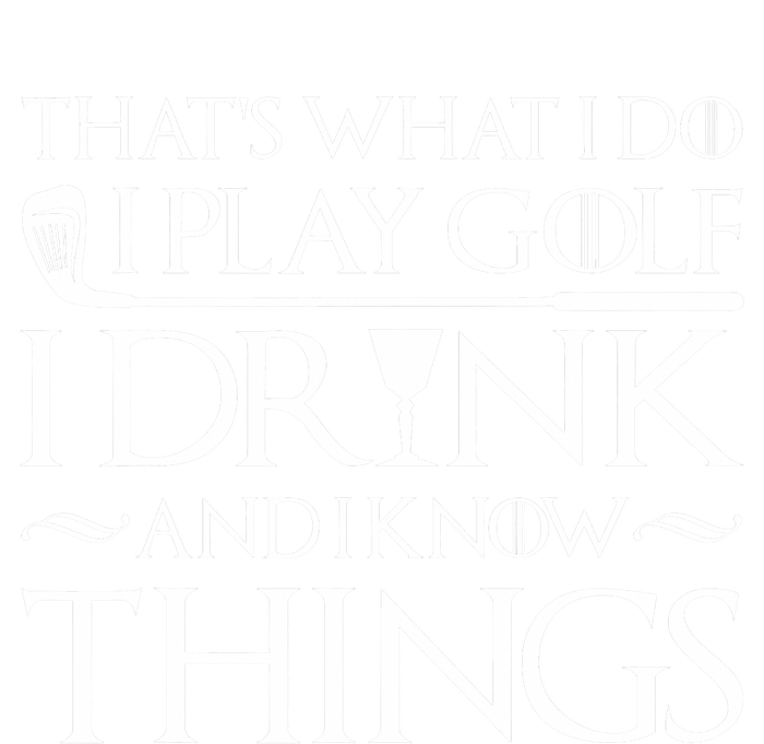 Golf Funny I Play Golf I Drink Full-Length Apron With Pockets