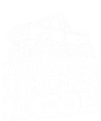 Monster Trucks Mode On Funny Gift Monstertruck Sport Monster Trucks Gift Kids Long Sleeve Shirt