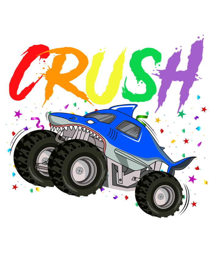 Ready To Crush Kindergarten Back To School Monster Truck Boy Cool Gift Women's T-Shirt